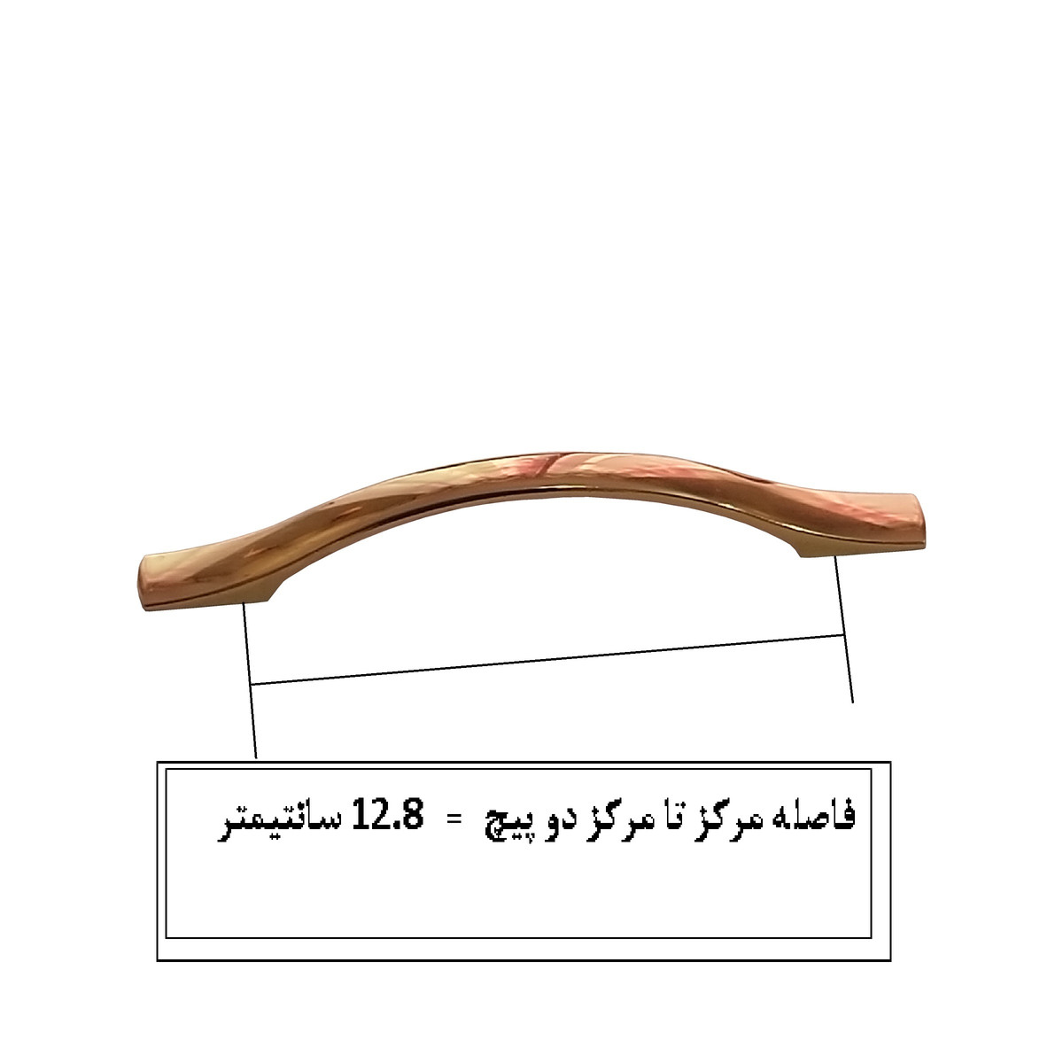 دستگیره کابینت و کمد مدل SDN128 بسته 5 عددی