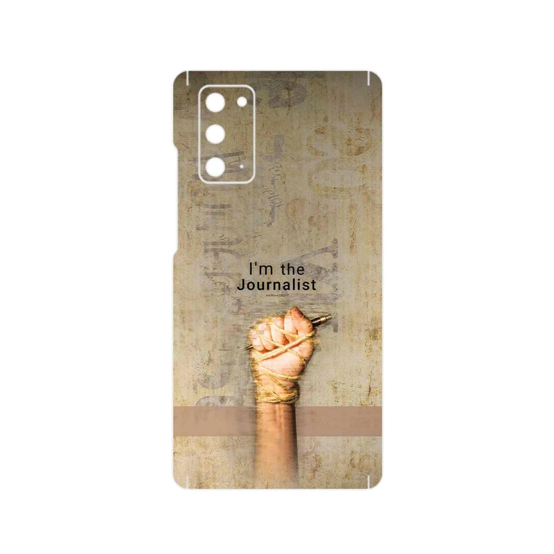 برچسب پوششی ماهوت مدل Journalist مناسب برای گوشی موبایل سامسونگ Galaxy Note 20