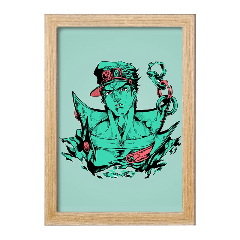 تابلو خندالو مدل کوجو جوتارو انیمه جوجو Jojo  کد 11506