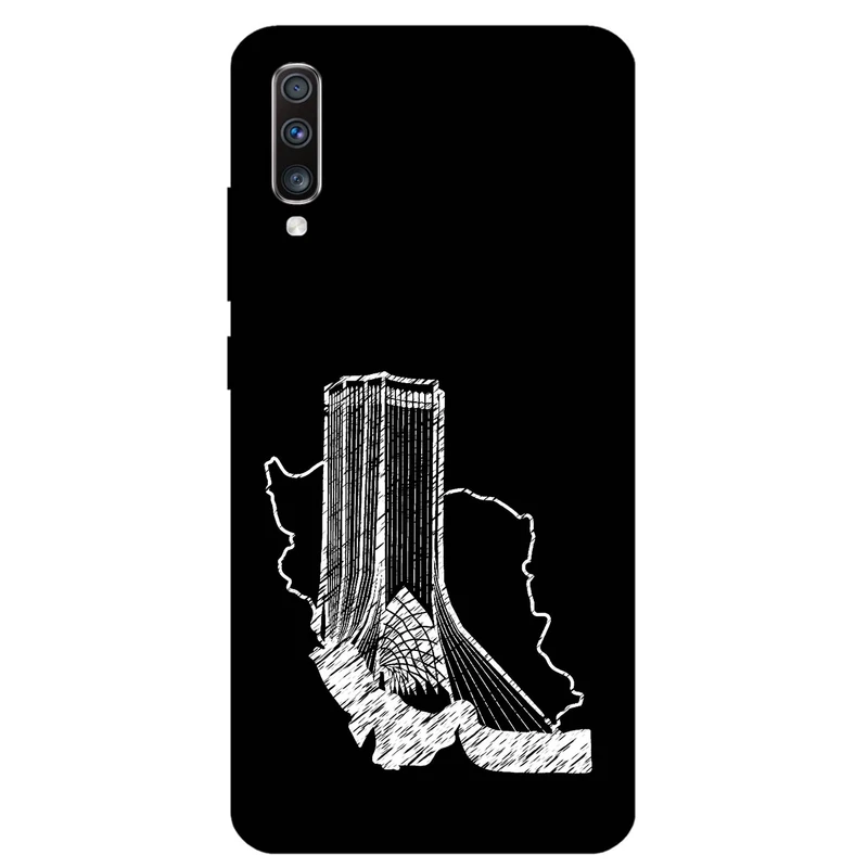 کاور مگافون طرح برج آزادی مدل 1628 مناسب برای گوشی موبایل سامسونگ Galaxy A70 / A70 S