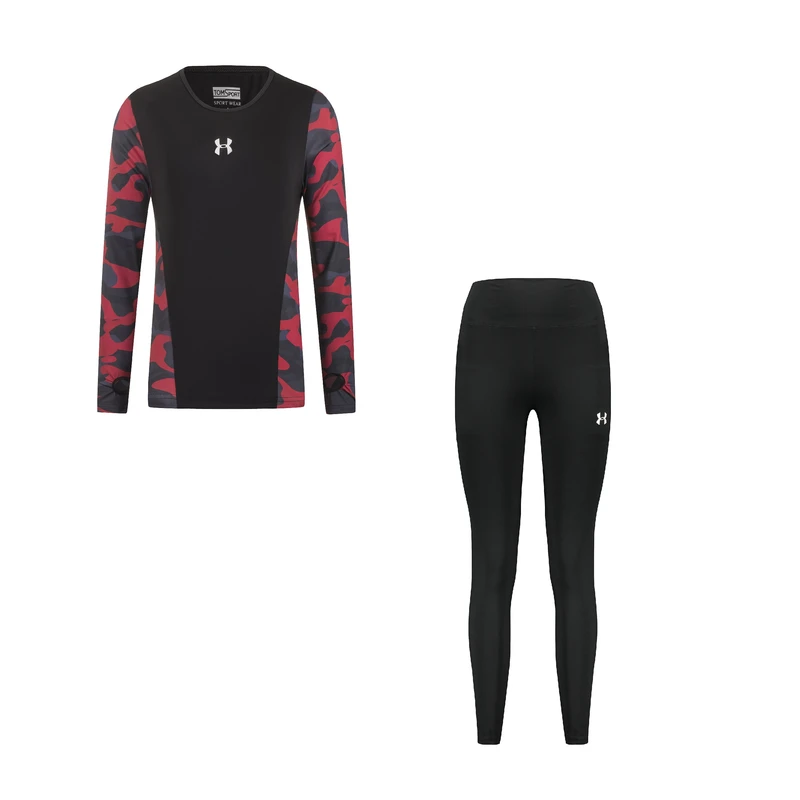 ست تی شرت و لگینگ ورزشی زنانه مدل 75-4104