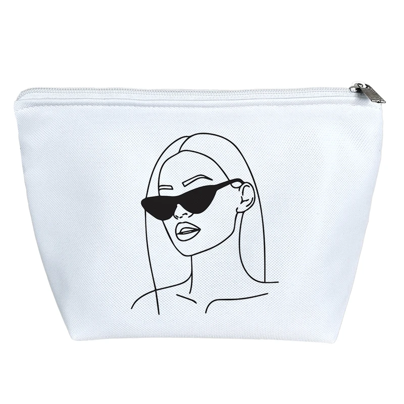 کیف لوازم آرایش دخترانه خندالو مدل دختر جوان کد 6407