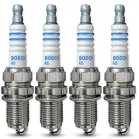 شمع خودرو بوش مدل FR7DC پایه کوتاه مناسب برای تیبا 2 بسته 4 عددی