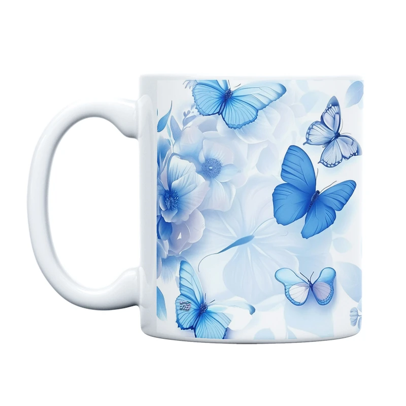 ماگ حس آمیزی طرح پروانه مدل کلاسیک کد 28