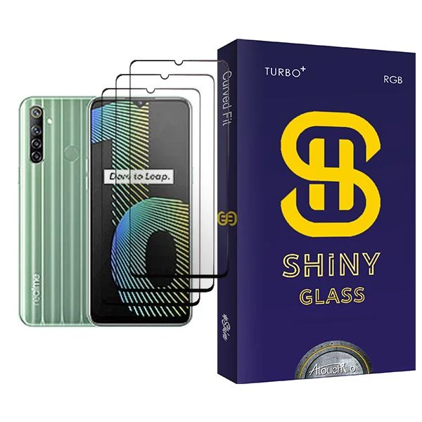 محافظ صفحه نمایش آتوچبو مدل Shiny Glass MIX003 مناسب برای گوشی موبایل ریلمی Narzo 10 بسته سه عددی