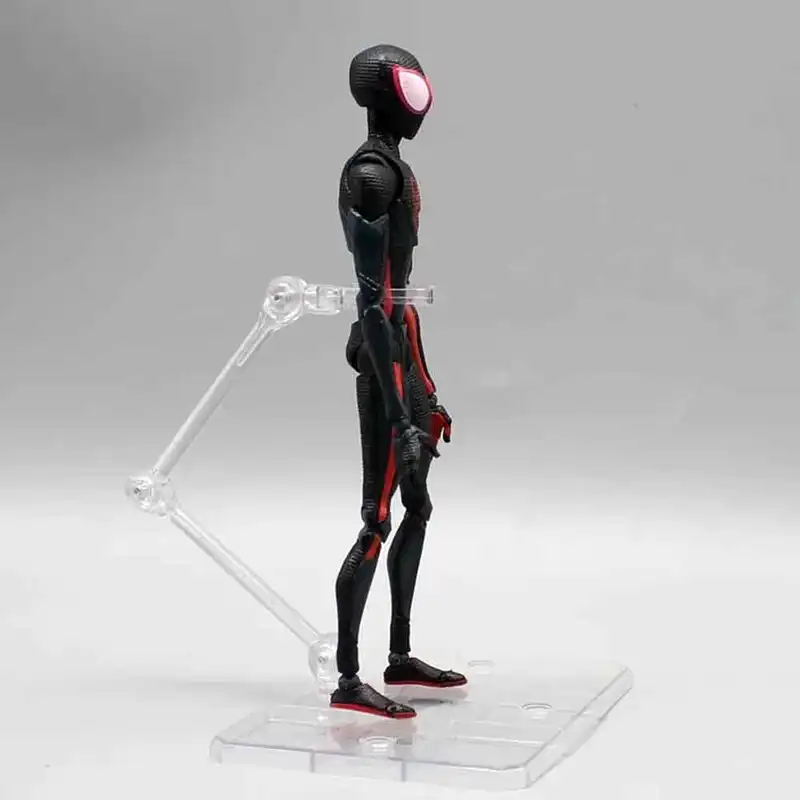 اکشن فیگور بندای مدل اسپایدرمن مایلز مورالس طرح Spiderman Miles Morales SHFiguarts