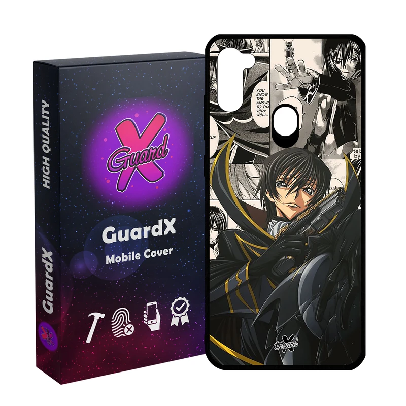 کاور گارد ایکس طرح لولوش انیمه مدل Glass10544 مناسب برای گوشی موبایل سامسونگ Galaxy A11/M11