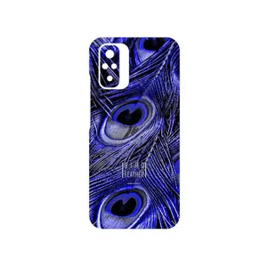MAHOOT Purple Feather Cover Sticker for Xiaomi Redmi Note 10