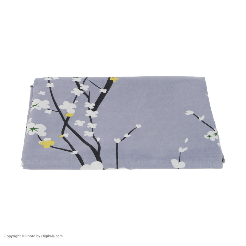 ملحفه تشک مهمان آرین مدل شکوفه یک نفره سایز 90x190 سانتی متر
