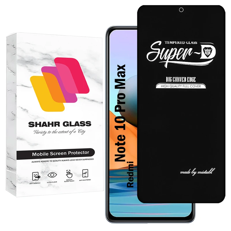 محافظ صفحه نمایش شهر گلس مدل SUPERDNSH مناسب برای گوشی موبایل شیائومی Redmi Note 10 Pro Max