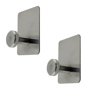 آویز حوله لوبیک مدل STEEL-34 بسته 2 عددی