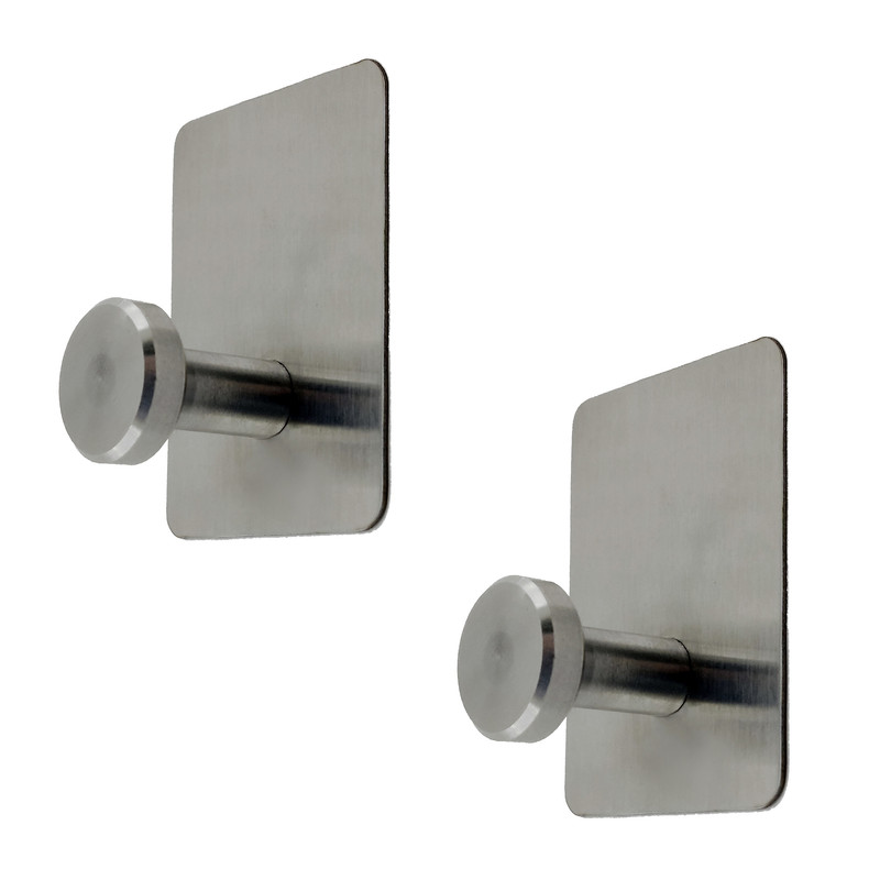 آویز حوله لوبیک مدل STEEL-34 بسته 2 عددی