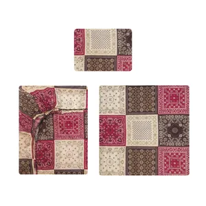 سرویس روتختی آدنو مدل روژان کد CH107 یک نفره 3 تکه