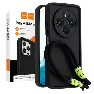 کاور هوکو مدل PufferSilicon مناسب برای گوشی موبایل شیائومی Redmi 14C / Poco C75 به همراه بند آویز