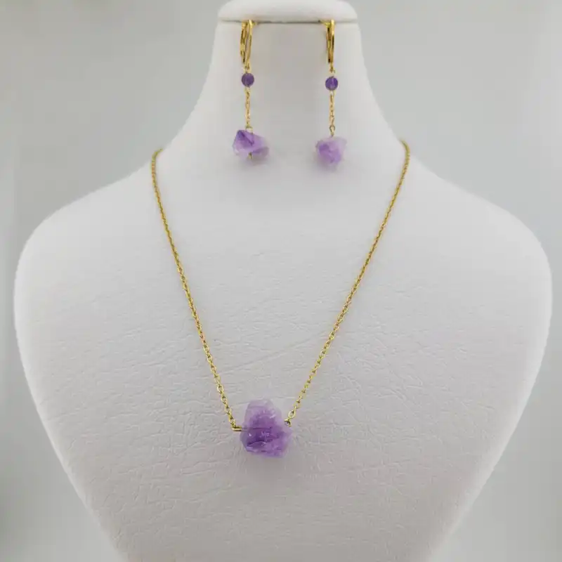 نیم ست زنانه مدل سنک آمیتیست کد 212