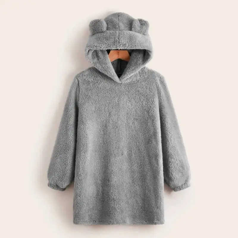 هودی زنانه مدل خرسی بلند