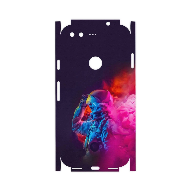 برچسب پوششی ماهوت مدل Smoke Rainbow Digital Art 1-FullSkin مناسب برای گوشی موبایل گوگل Pixel