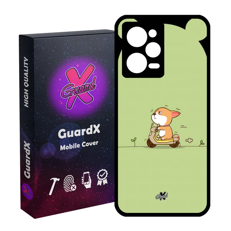 کاور گارد ایکس طرح سگ مدل Glass10660 مناسب برای گوشی موبایل شیائومی Redmi Note 12 Pro 5G/Poco X5 Pro 5G/Note 12 Pro Pro speed