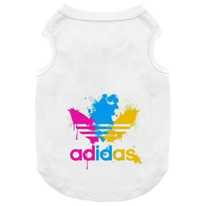 لباس سگ و گربه 27 طرح Adidas Colorful کد MH950 سایز M