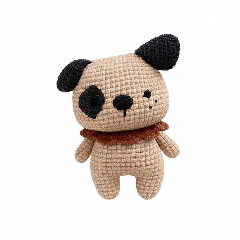 عروسک بافتنی مدل سگ 