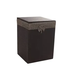 سبد رخت چرک مدل چرمی کد ۱