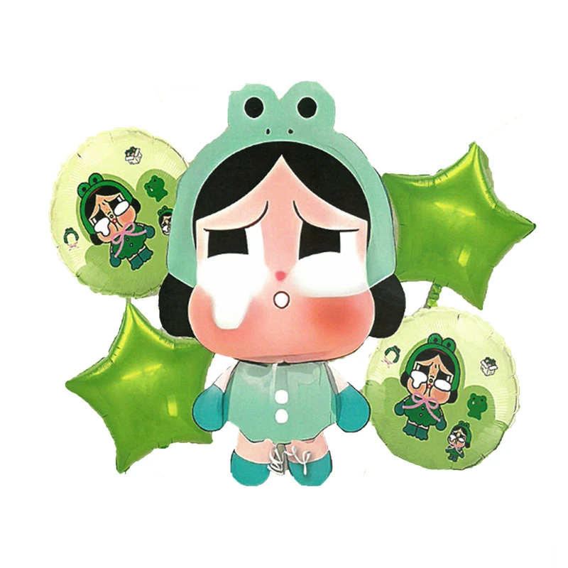 بادکنک فویلی مدل کرای بیبی مجموعه 5 عددی