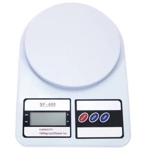 ترازو آشپزخانه دیجیتال مدل Sf_400 حداکثر ظرفیت قابل اندازهگیری 10 کیلوگرم با دقت اندازهگیری 1 گرم
