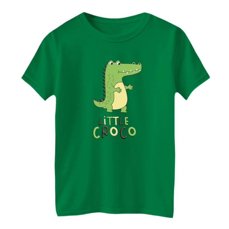 تی شرت آستین کوتاه بچگانه مدل کروکودیل