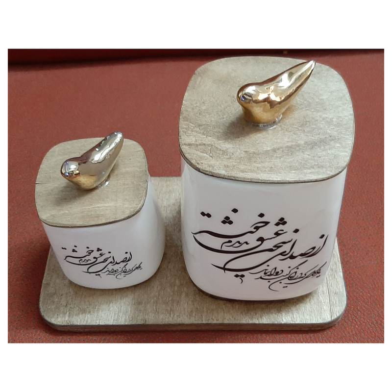 ظرف نگهدارنده طرح سیاه مشق مدل m02