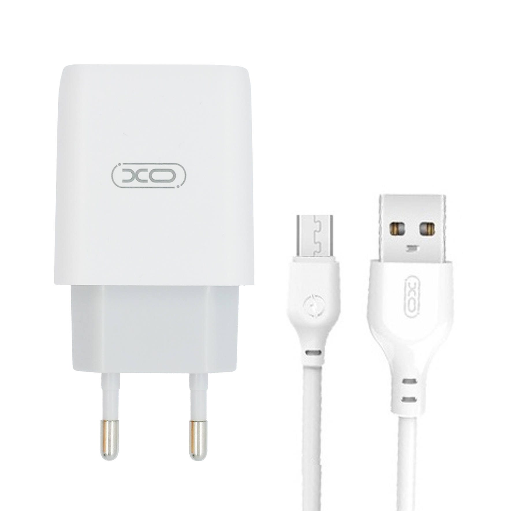 شارژر دیواری ایکس او مدل XO-L57 به همراه کابل تبدیل Micro USB