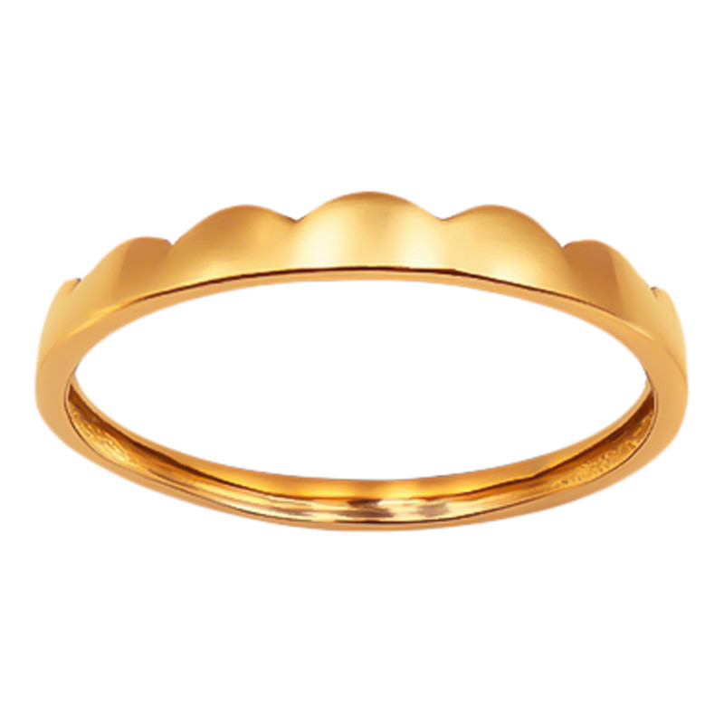 انگشتر طلا 18 عیار زنانه زرلاین مدل 2062 سایز 54