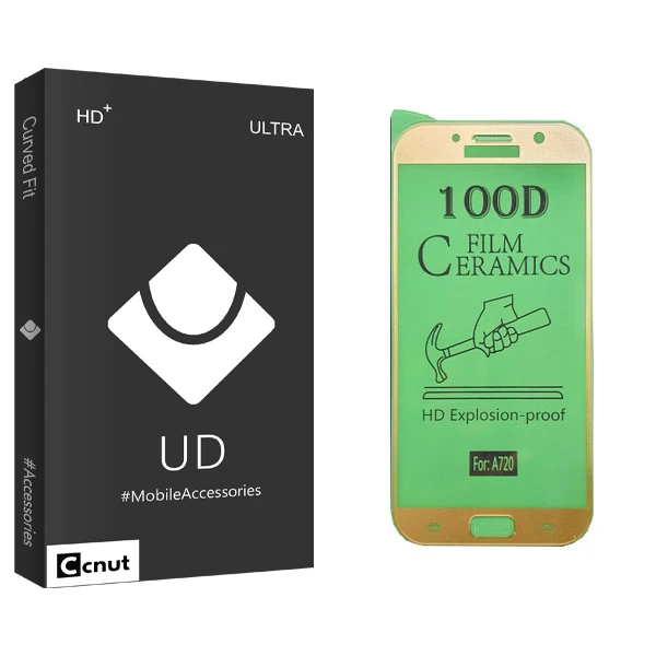 محافظ صفحه نمایش سرامیکی کوکونات مدل UD Black مناسب برای گوشی موبایل سامسونگ Galaxy A7 2017/ A720