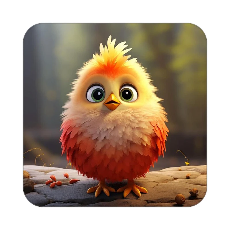 زیر لیوانی کاکتی طرح حیوانات کارتونی مدل mp28152