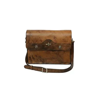 کیف دوشی چرمی مدل پاییز کد 410