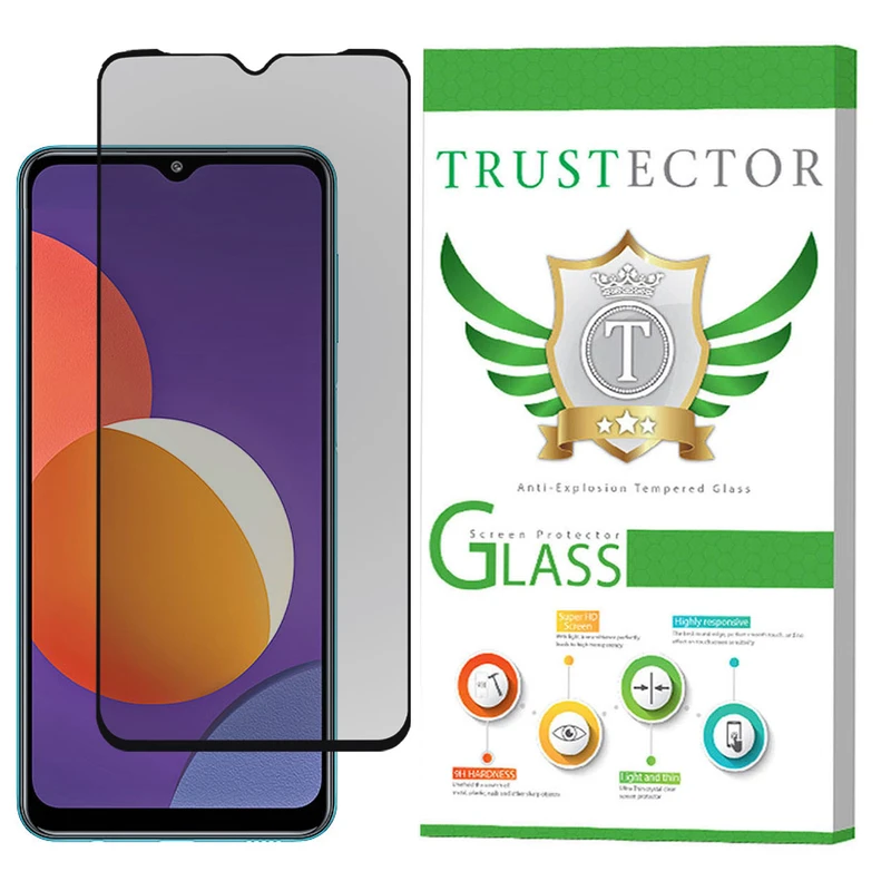 محافظ صفحه نمایش حریم شخصی تراستکتور مدل PFT مناسب برای گوشی موبایل سامسونگ Galaxy M12