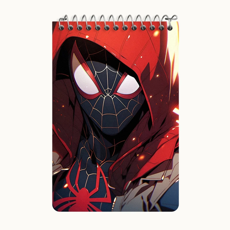 دفتر یادداشت 50 برگ خندالو طرح مرد عنکبوتی کد F9360