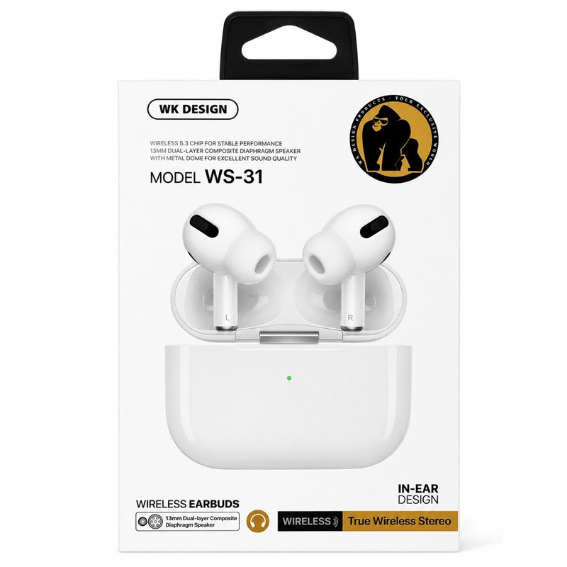 هدفون بلوتوثی دبلیو کی دیزاین مدل WS-31-V5.3 