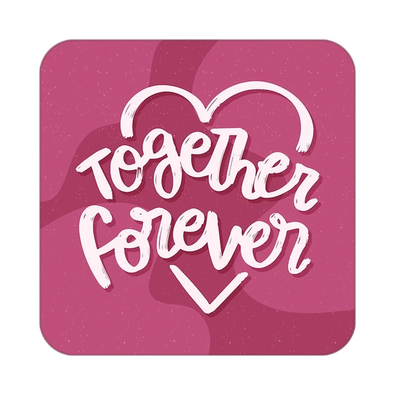 زیر لیوانی کاکتی طرح عاشقانه مدل mp41095