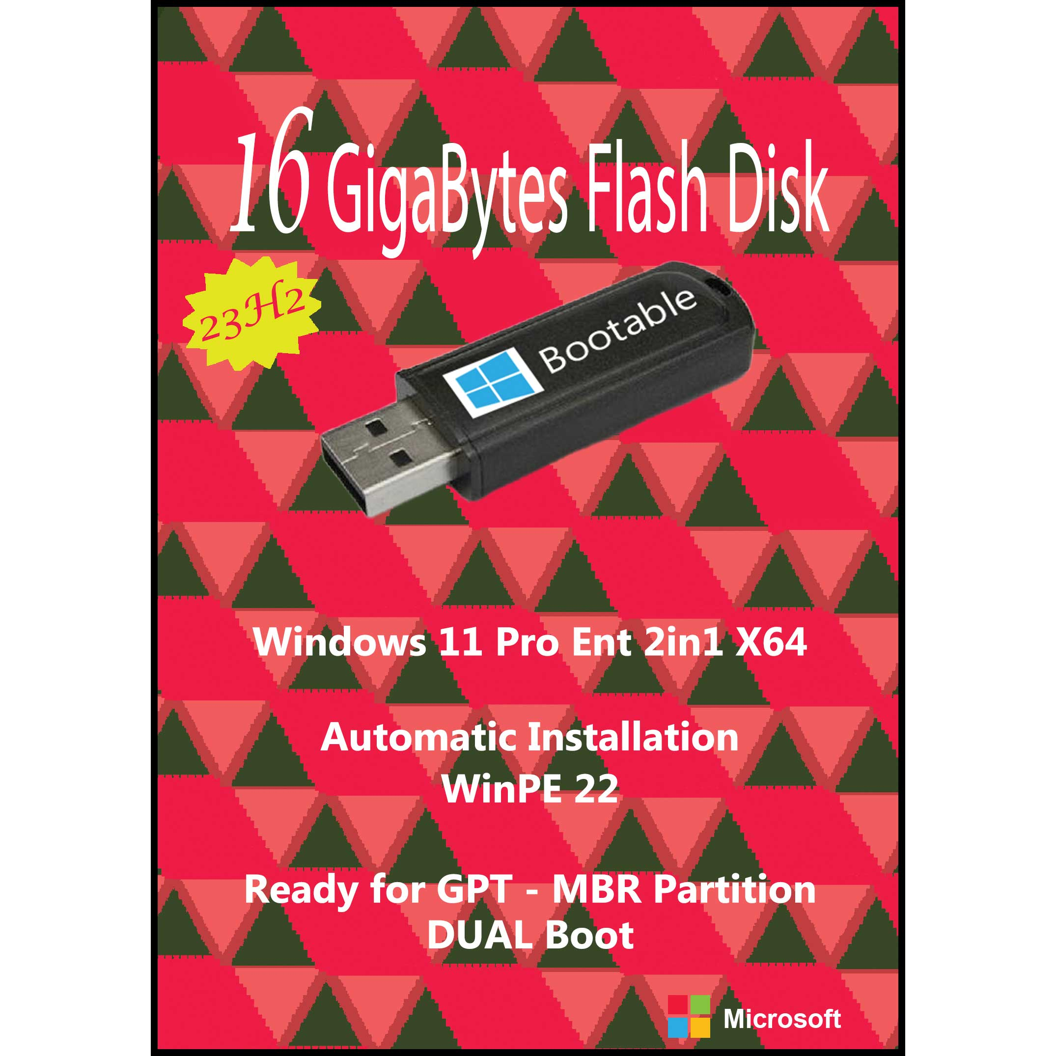 سیستم عامل Windows 11 X64 23H2 Pro Ent 2in1 نشر مایکروسافت