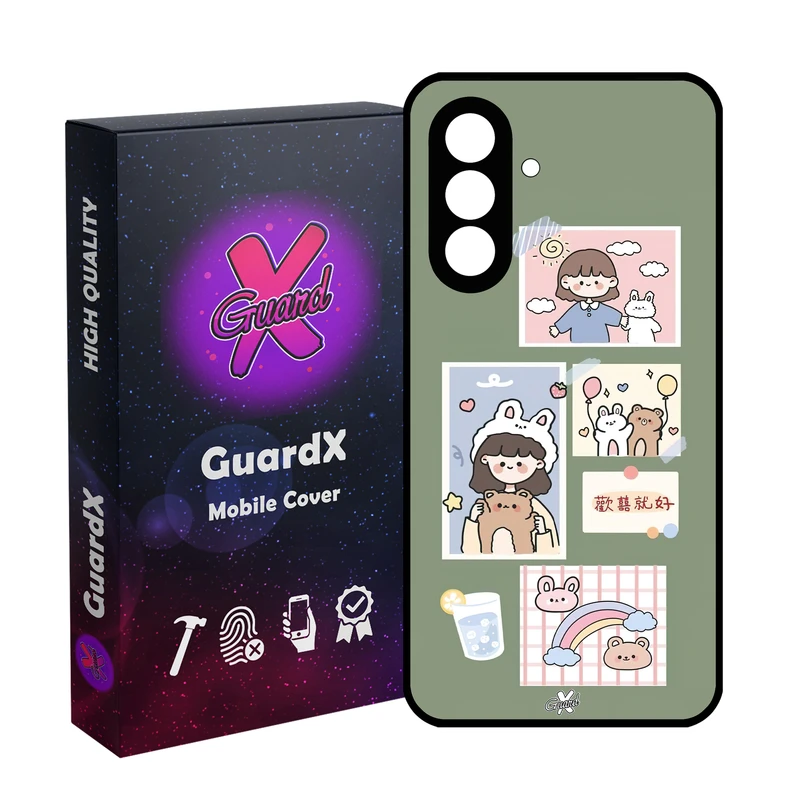 کاور گارد ایکس طرح Girl مدل 10514 مناسب برای گوشی موبایل سامسونگ Galaxy A17 4G / A17 5G