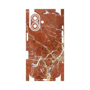 MAHOOT Red Marble-FullSkin Cover Sticker for Apple iPhone 16