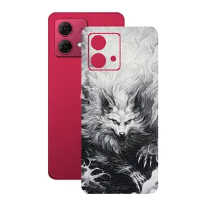 Remax cover sticker Leth model wolf design suitable for Motorola Moto G84 mobile phone