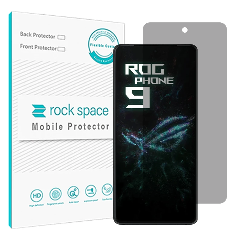 محافظ صفحه نمایش حریم شخصی راک اسپیس مدل Resistant مناسب برای گوشی موبایل ایسوس ROG Phone 9