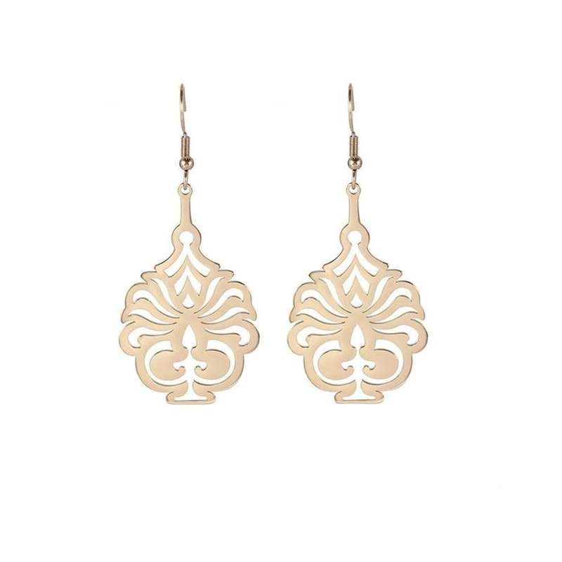 گوشواره طلا 18 عیار زنانه قیراط کد GH3679