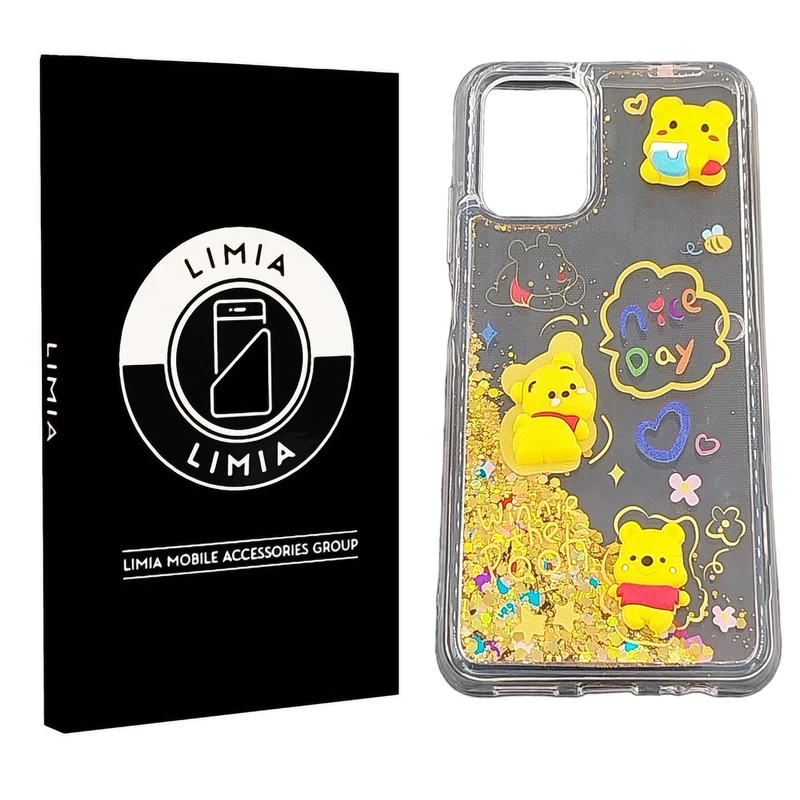 کاور لیمیا مدل آکواریومی لنزدار طرح عروسکی برجسته مناسب برای گوشی موبایل شیائومی Redmi Note 10 4G