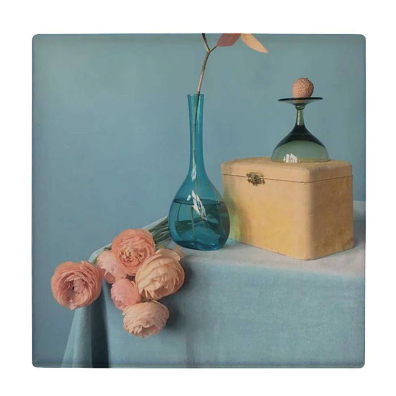 زیر لیوانی طرح گل های رز و صندوقچه کد    4075002_2863