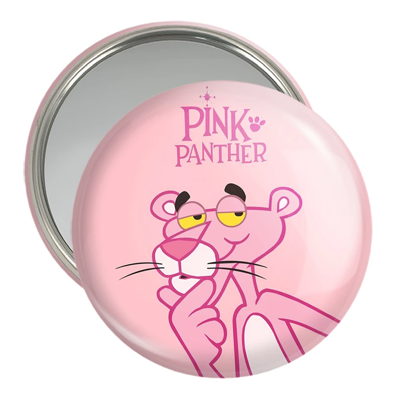 آینه جیبی خندالو مدل پلنگ صورتی Pink Panther  کد 1399