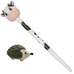 روان نویس مدل عروسکی فانتزی طرح گاو خندان کد 001 به همراه پاک کن