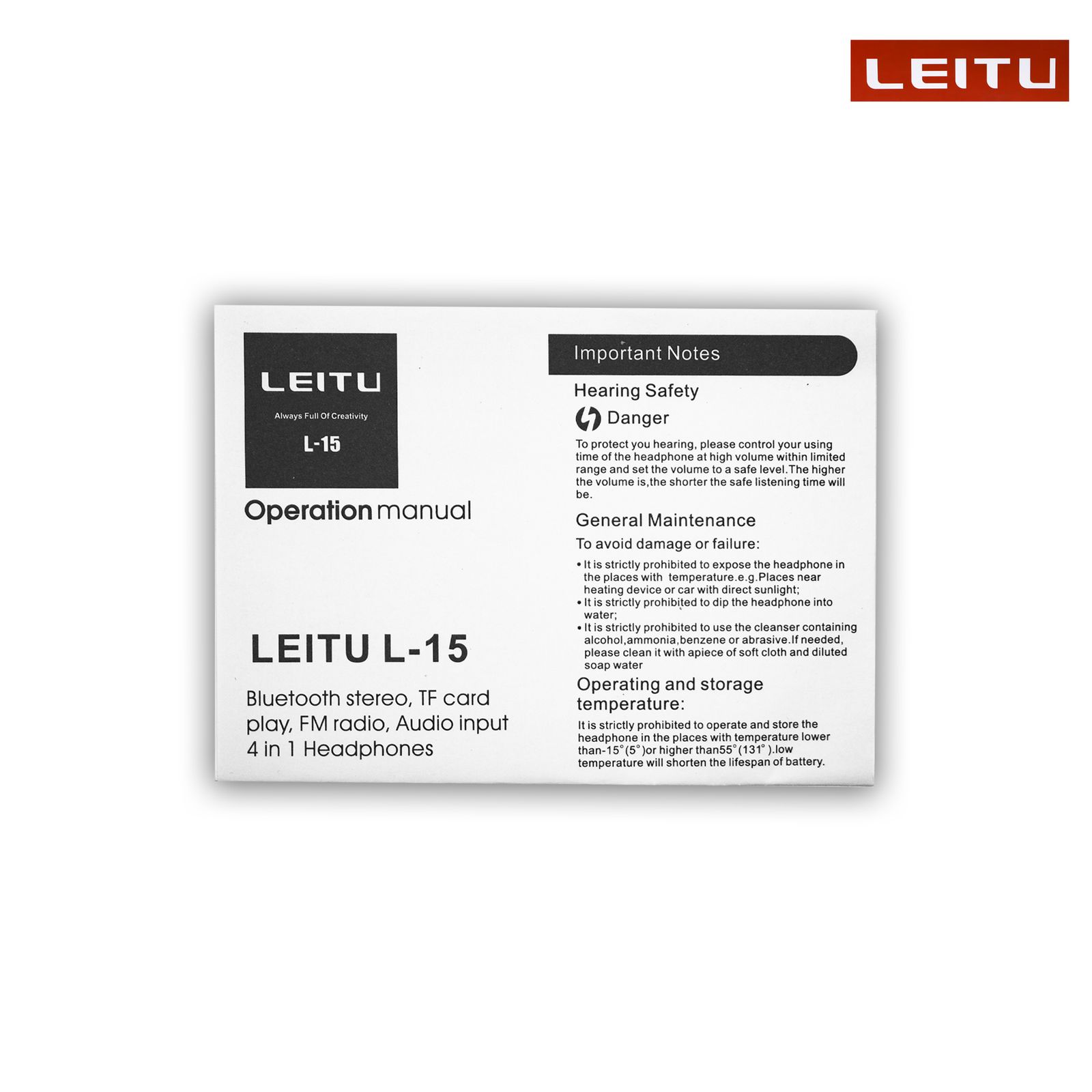 هدست بی سیم لیتو مدل L - 15 -  - 38