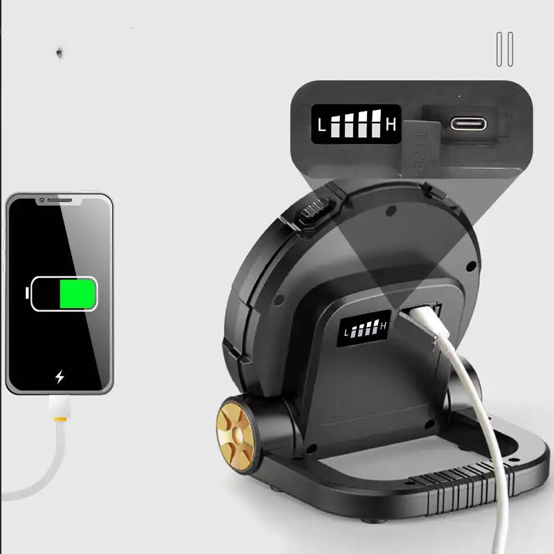 پروژکتور نور اضطراری و پاوربانک مدل CS-A03